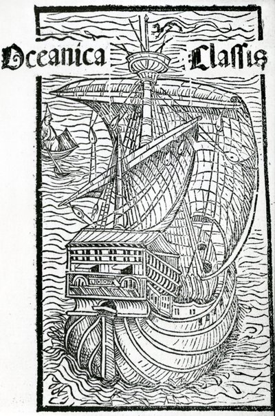 Disegno della Santa Maria, 1493 da Christopher Columbus